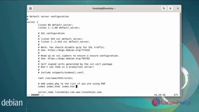 How to configure Nginx Virtual Host in Debian 11.3 смотреть онлайн