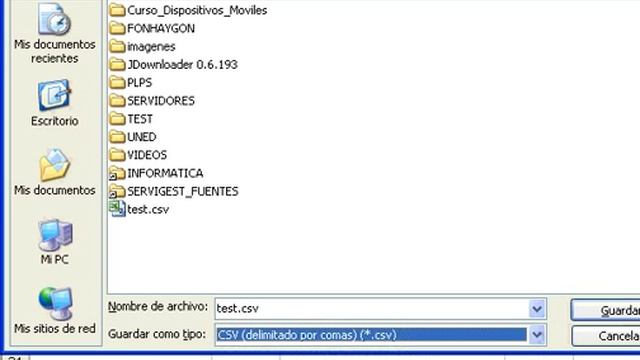 Guardar excel como .csv смотреть онлайн