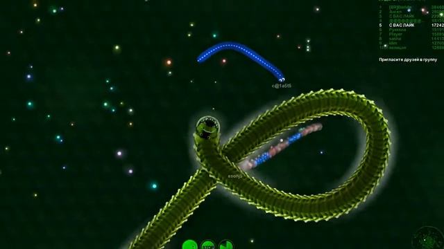 WORMAX.IO НАБРАЛ 10,000,000 ОЧКОВ! САМЫЙ БОЛЬШОЙ РЕКОРД В МИРЕ! КЛОН SLITHER.IO (ВОРМАКС И