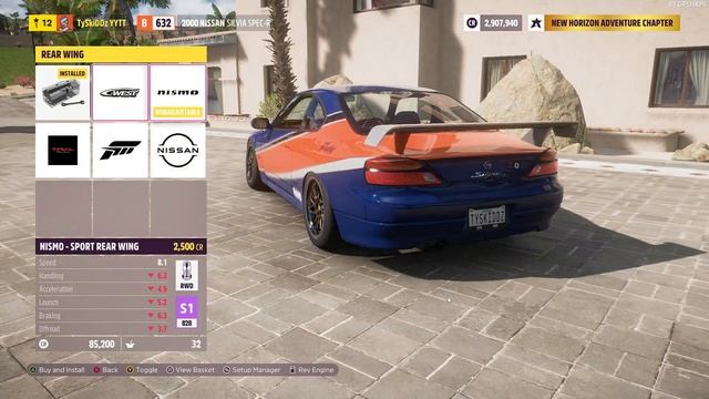 Forza Horizon 5 Drifting - Nissan Silvia S15 Drift Build смотреть онлайн