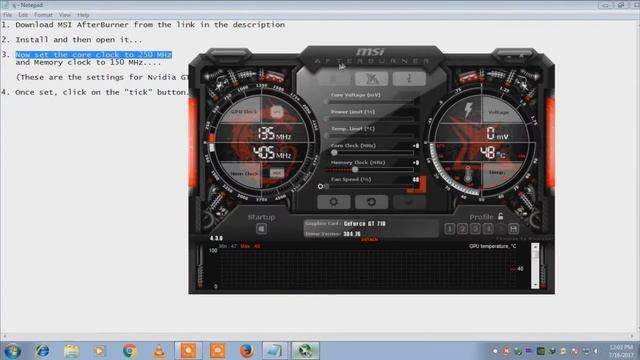 Overclocking Nvidia GT 710 - Increase the performance of your graphic card!!! смотреть онлайн