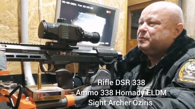 Термален Прицел ARCHER Oziris и далекобойна карабина DSR precision 338LM смотреть онлайн