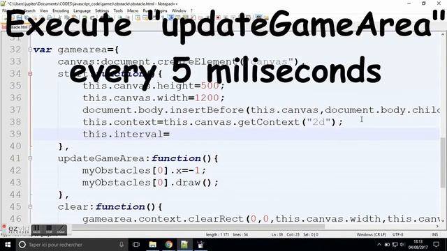 How to code your own obstacle game (Part 1: just jumping no big deal) смотреть онлайн