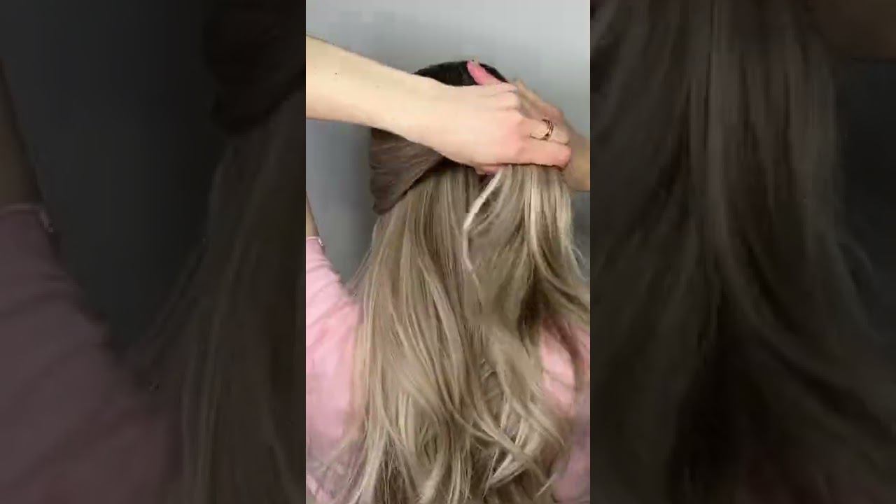 Очень простая и быстрая прическа для тебя! смотреть онлайн