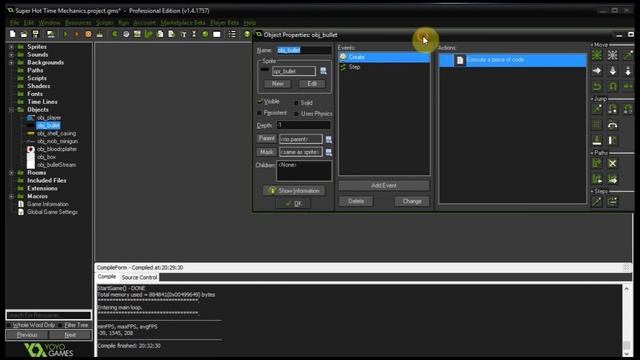 Game Maker Studio - Super Hot Time Mechanics смотреть онлайн