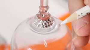 Бокалы с инициалами из страз (инкрустация стразами//DIY)