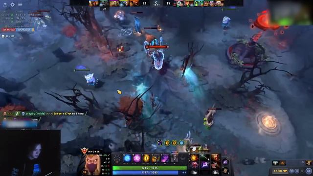 ИНБОССИК ИГРАЕТ ЗА 7800 ММР НА ИНВОКЕРЕ // INBOSSIK DOTA 2 СТРИМ смотреть онлайн