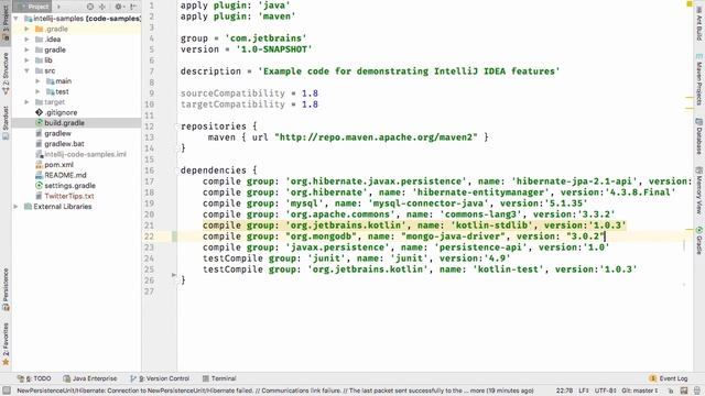 Gradle Support in IntelliJ IDEA 2016.3 смотреть онлайн