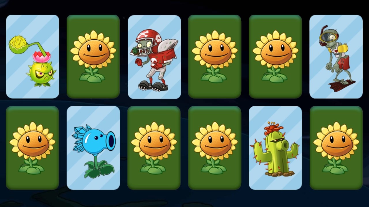 БИТВА МОЗГОВ | РАСТЕНИЯ ПРОТИВ ЗОМБИ (очень сложная игра) смотреть онлайн