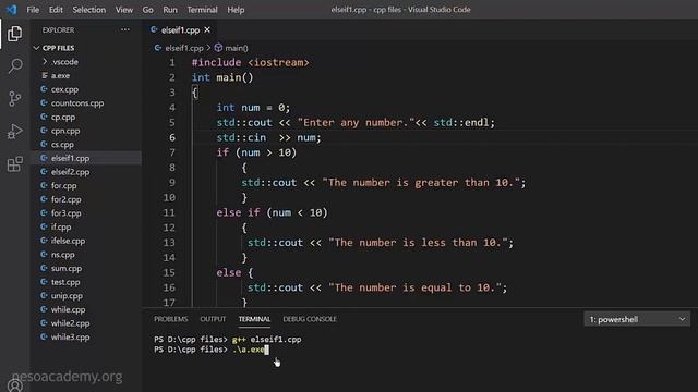 The 'else-if' Statement in C++ смотреть онлайн