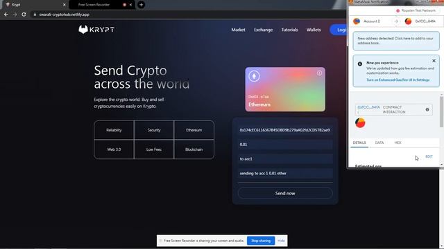 Blockchain Ethereum Wallet using React.js смотреть онлайн