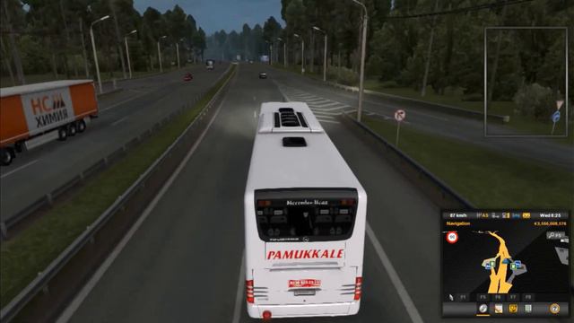 ETS 2 gameplay with Mercedes Benz Tourismo bus mod | Euro Truck Simulator 2 | Harman Safari смотреть онлайн