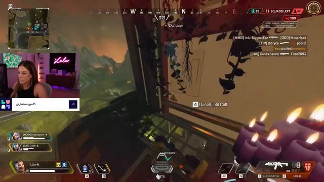 Lululuvely PLAYS *NEW* APEX GAME MODE !!! | WORLDS EDGE BURNS смотреть онлайн