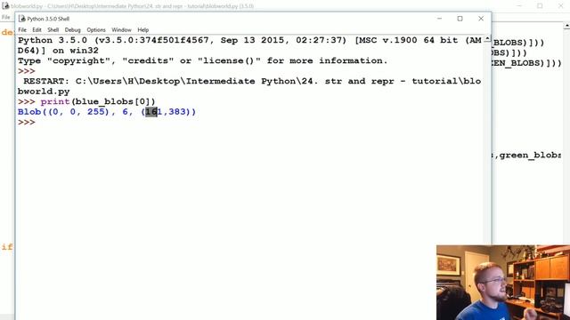 __str__ and __repr__ - Intermediate Python Programming p.24 смотреть онлайн