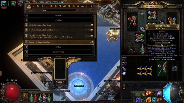 POE 3.21 - Crafting +2 RF Sceptre Guide - Righteous Fire Jugg - Path Of Exile Crucible Profit Craft