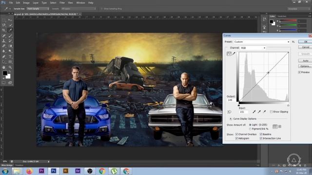 fast and furious 9 - cover poster design - photoshop tutorial - photoshop - poster - cover - design смотреть онлайн