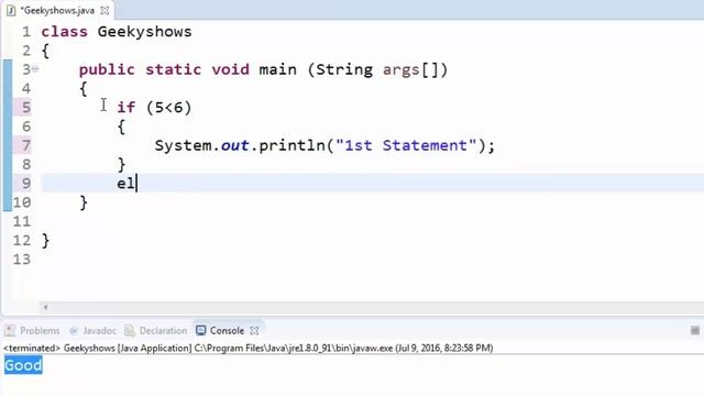 36. If else Statement in Java Programming (Hindi) смотреть онлайн