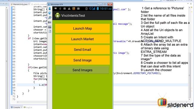 31 Android Intents Share SD Card Image Folder | смотреть онлайн