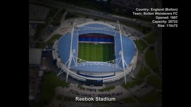 #142. Футбольный стадион Reebok Stadium (Англия) смотреть онлайн