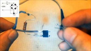 Как подключить светодиод к сети 220 вольт.