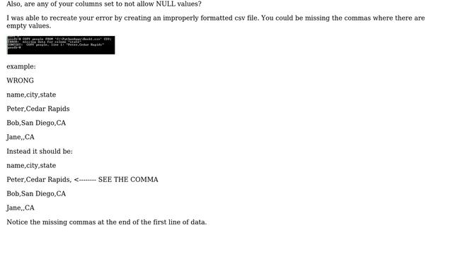 GIS: Importing csv file with varying numbers of values per row into PostgreSQL? (4 Solutions!!) смотреть онлайн