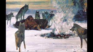 Джек Лондон Белый клык. Часть 1ая, глава 3-я. Песнь голода. Начало.