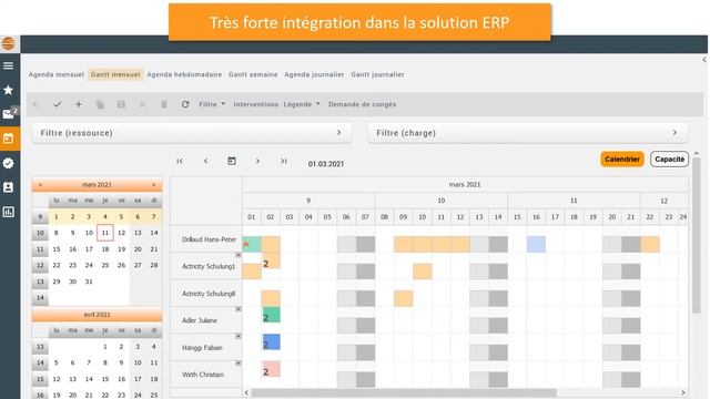 Le nouveau calendrier d'Actricity ERP CRM 2021 смотреть онлайн