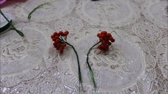 Рябина из бисера и бусин смотреть онлайн