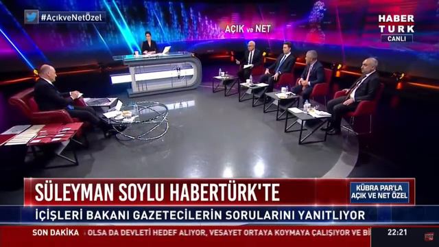 Süleyman Soylu, Habertürk TV Canlı Yayını 2. Kısım