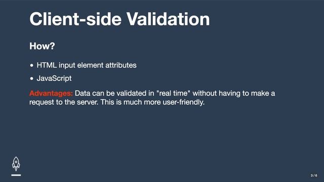 Introduction to Server-side Validation смотреть онлайн