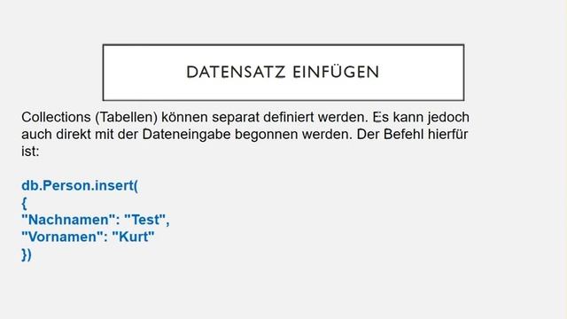 Einführung MongoDB смотреть онлайн