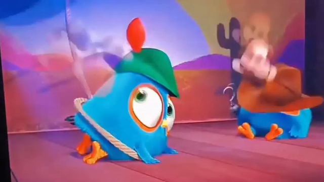 Little Funny Angry Birds Of Blue#chotudada Of Chickens #angrybirds #cartooncartoon