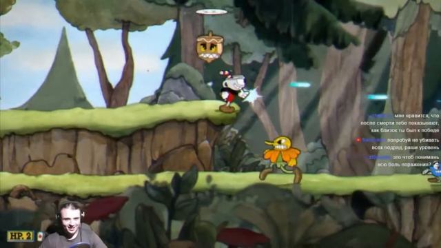Cuphead: Прохождение уровня Forest Follies смотреть онлайн