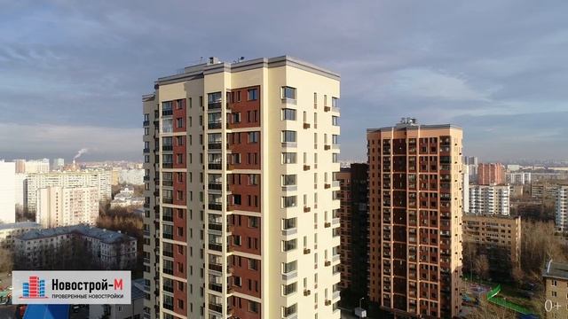 Обзор с воздуха ЖК «Родной город. Каховская» (аэросъемка: ноябрь 2018 г.) смотреть онлайн