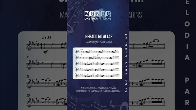 🎼 Partitura Gerado No Altar - Maria Marçal e Isaque Marins #partitura #partituras #mariamarçal смотреть онлайн