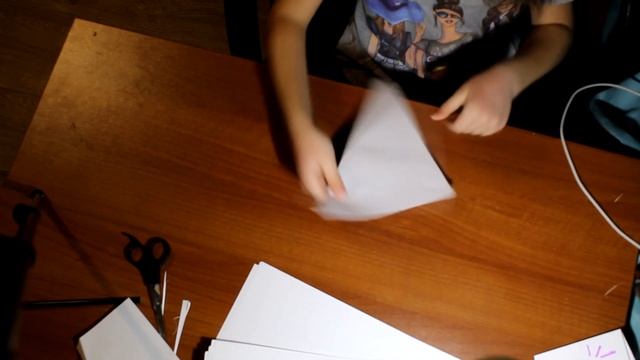 Делаем кота из бумаги ! Поделка своими руками! смотреть онлайн