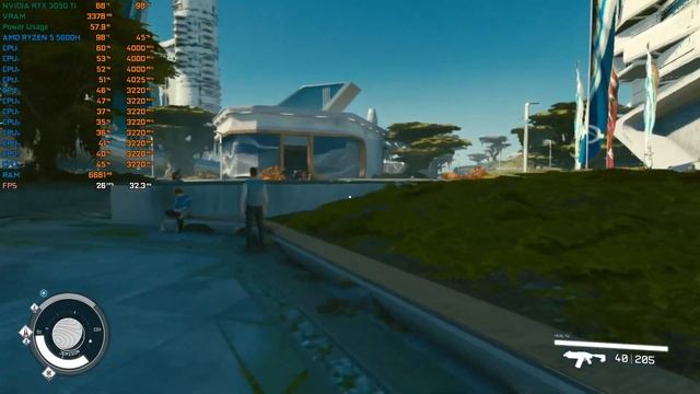 Starfield (All Settings) — NVIDIA RTX 3050 Ti LAPTOP GPU смотреть онлайн