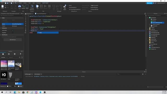How to make a GROUP RANK LEADERSTATS in Roblox Studio!? (2021) смотреть онлайн
