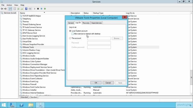 Create and Configure Service Accounts