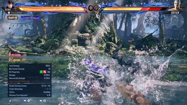 TEKKEN 8 - Reina 70 Damage Combo смотреть онлайн