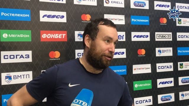 Александр Мерескин: «Поговорили с ребятами, что матч очень важный, что нужно выигрывать...» смотреть онлайн