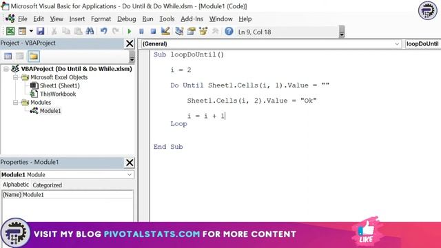 PART 3 - How to Loop through RANGE using DO UNTIL & DO WHILE Loops | Excel VBA смотреть онлайн