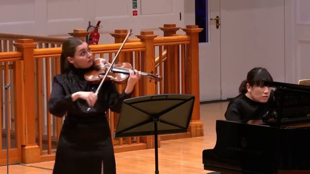 Yuliya Ostapchuk - Ravel: Violin Sonata No. 2 (Allegretto) смотреть онлайн