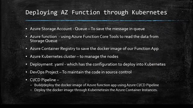 Track1 - 06 - Menaka Baskerpillai - Using Azure DevOps to deploy Azure Functions to Kubernetes смотреть онлайн