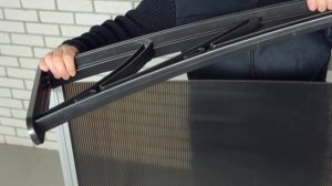 Козырек над крыльцом АЛМАРТА. ПОДРОБНАЯ видео инструкция сборки 1 секции