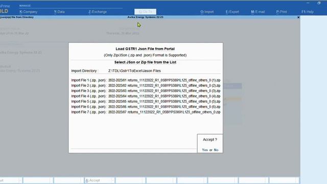 Convert Gstr 1 Json file To Excel using Tally TDL смотреть онлайн
