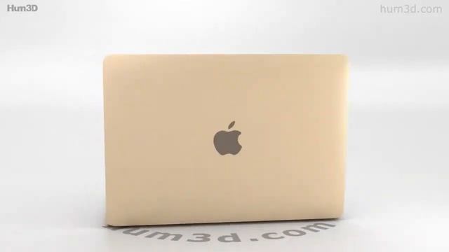 Apple MacBook (2017) Gold 3D model by Hum3D.com смотреть онлайн