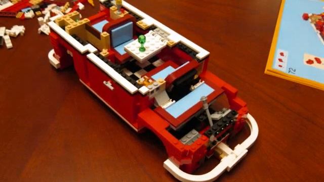 Building LEGO 10220 VW T1 Camper Van in Time Lapse Stop Motion смотреть онлайн