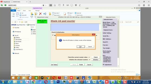 Reset Epson L360 Tested 100% смотреть онлайн