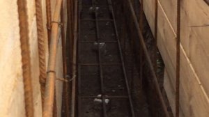 Ленточный фундамент своими руками, при уклоне участка 1м